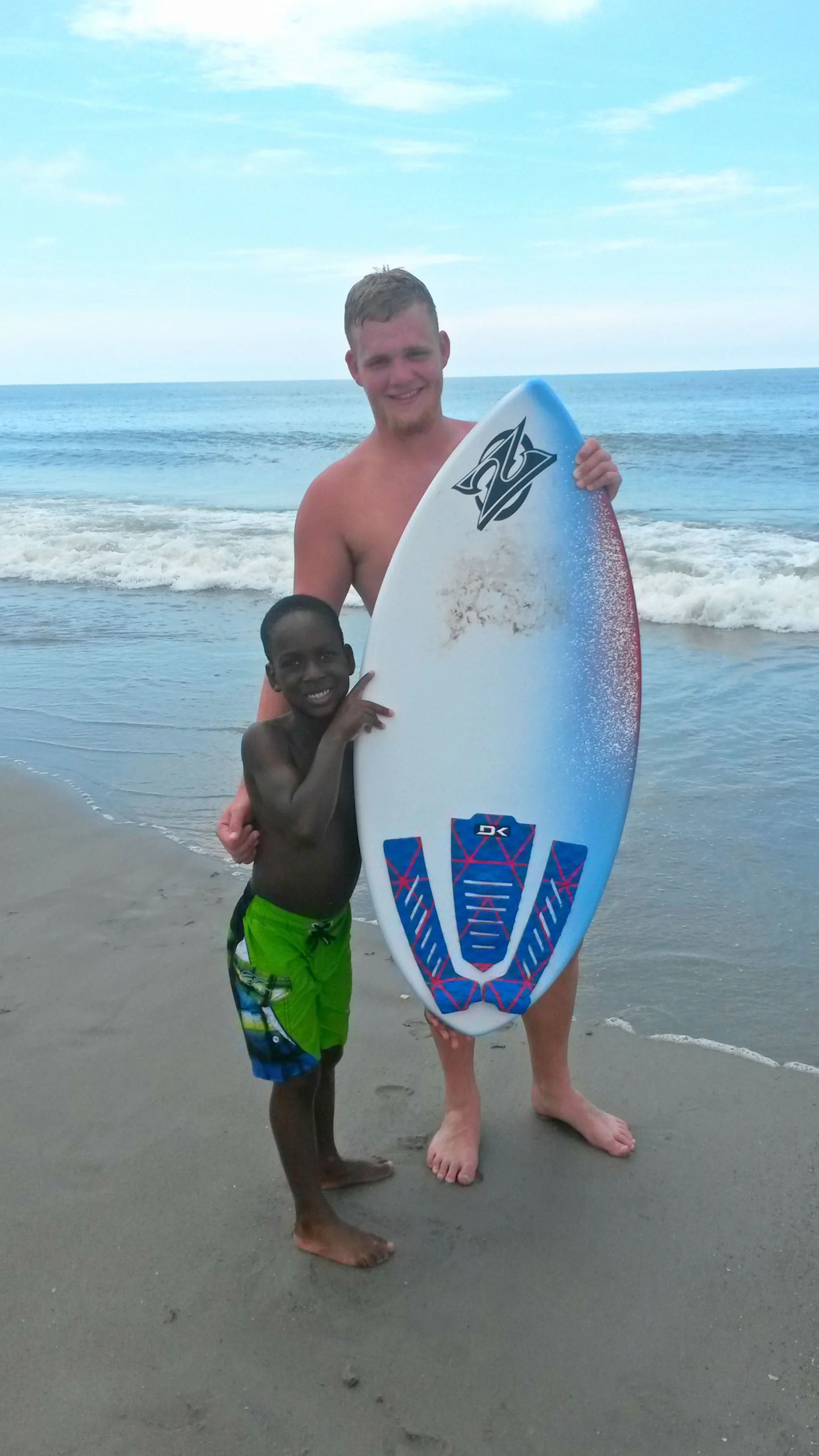 With his big brother, Griffin!