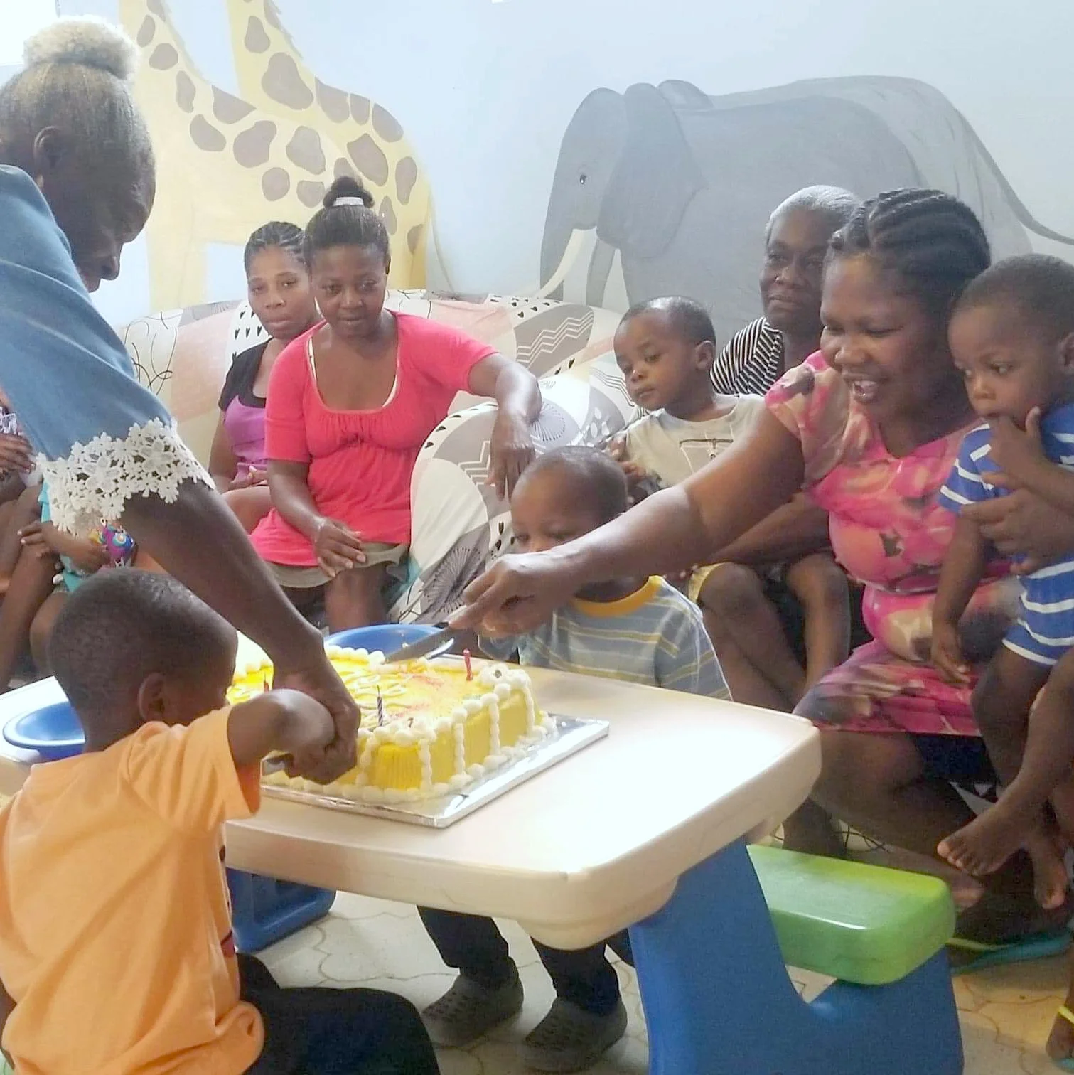 Celebrating birthdays at Angel House!