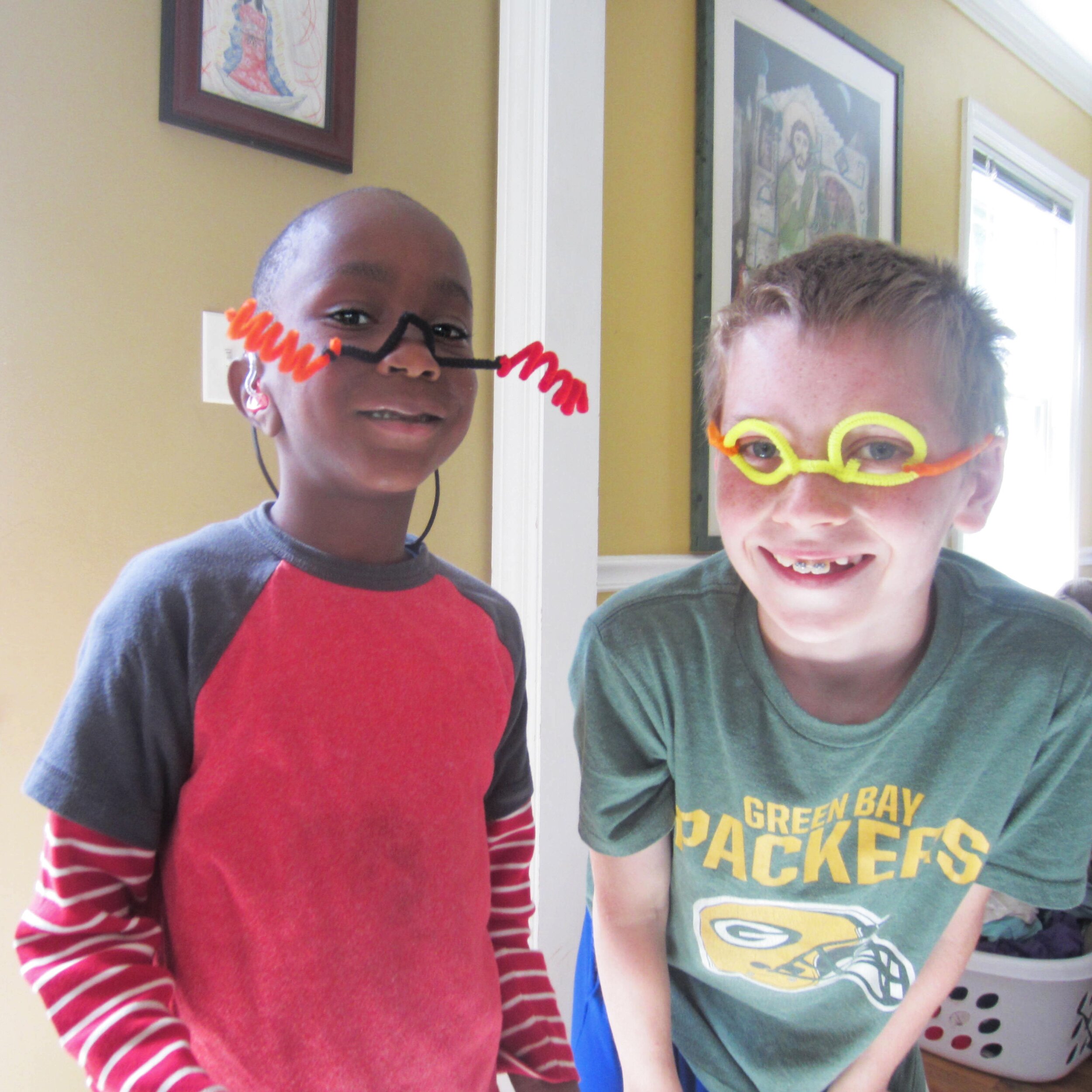 Pipe cleaner glasses with brother.jpg