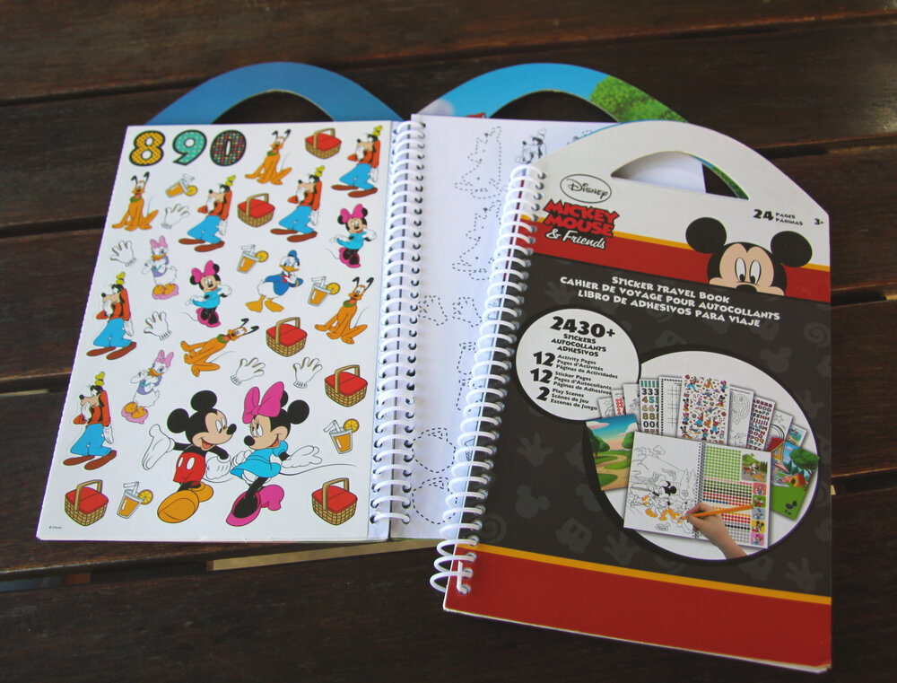 bolvormig variabel verkeer Mickey Mouse & Friends Travel Sticker Book — Three Angels