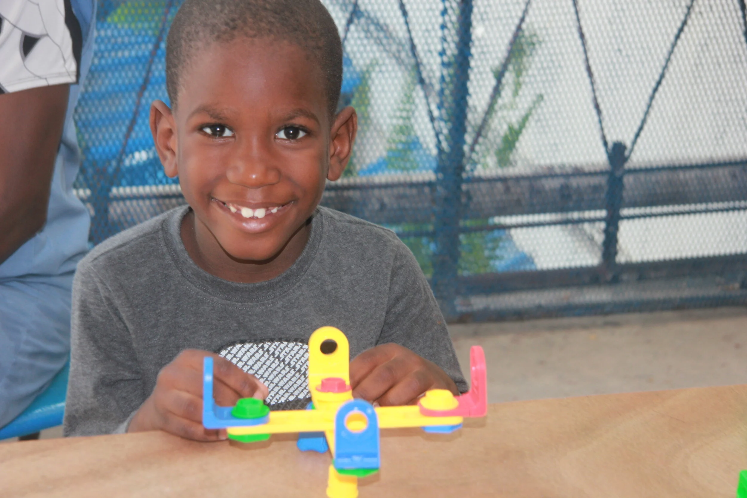  Reginald learning how to build things 