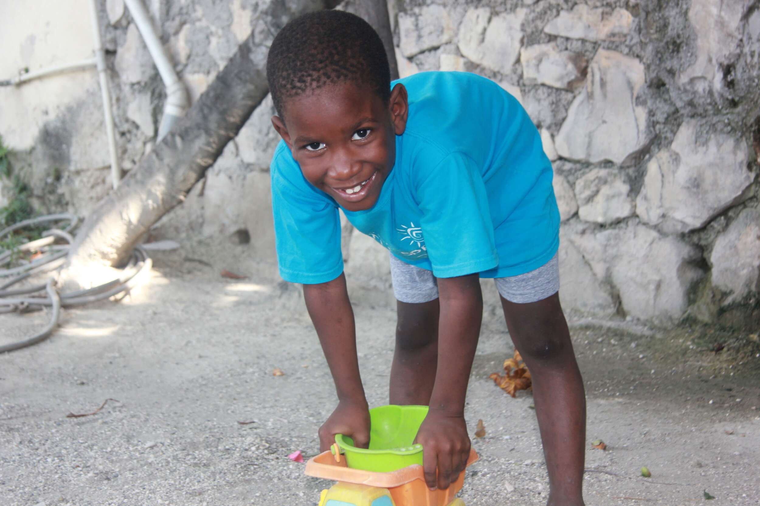  Reginald driving his truck 