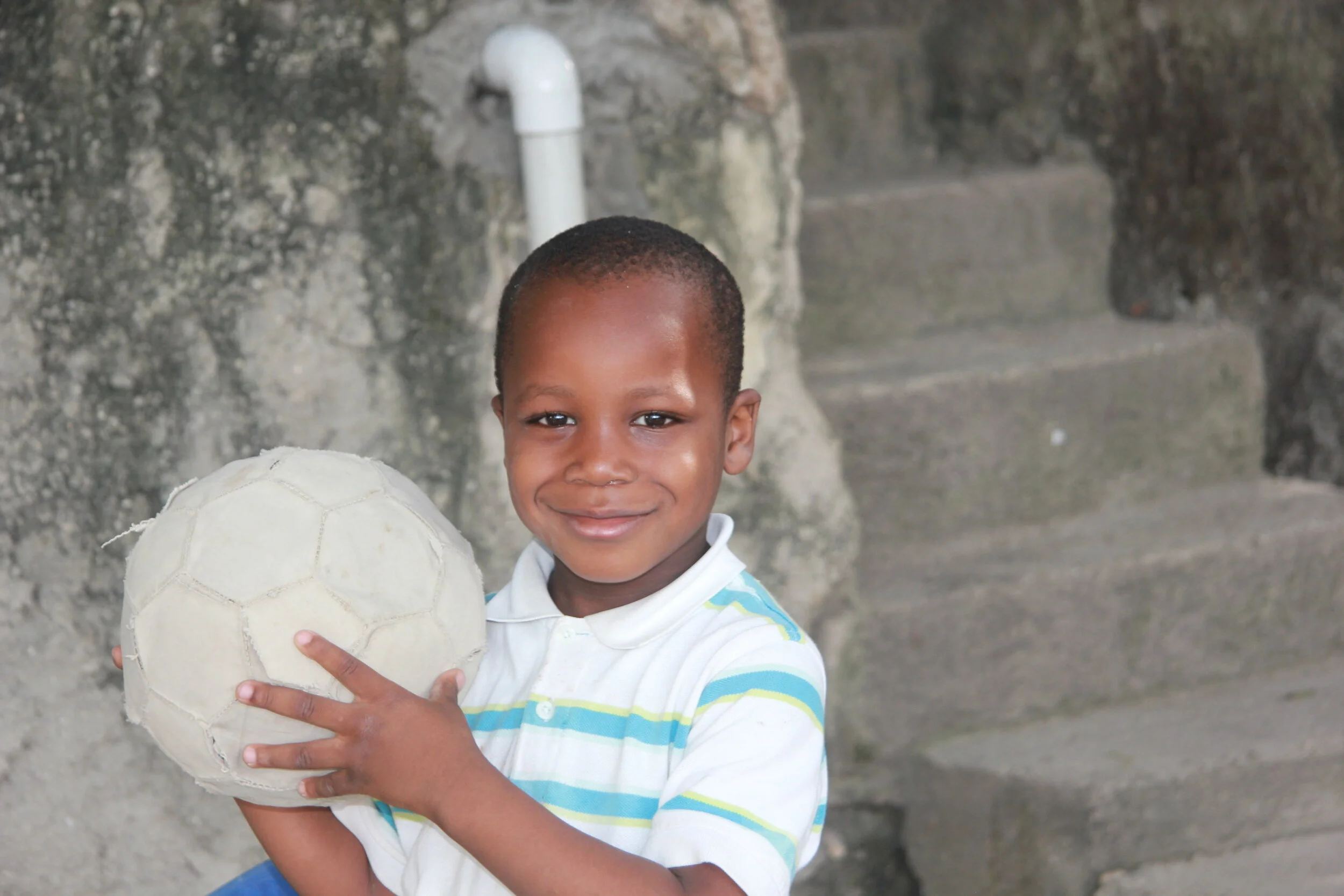  Our soccer star, Steeve 