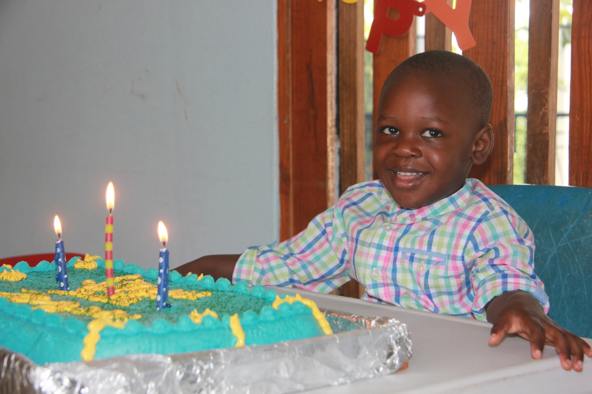  Zazoo celebrating his third birthday 