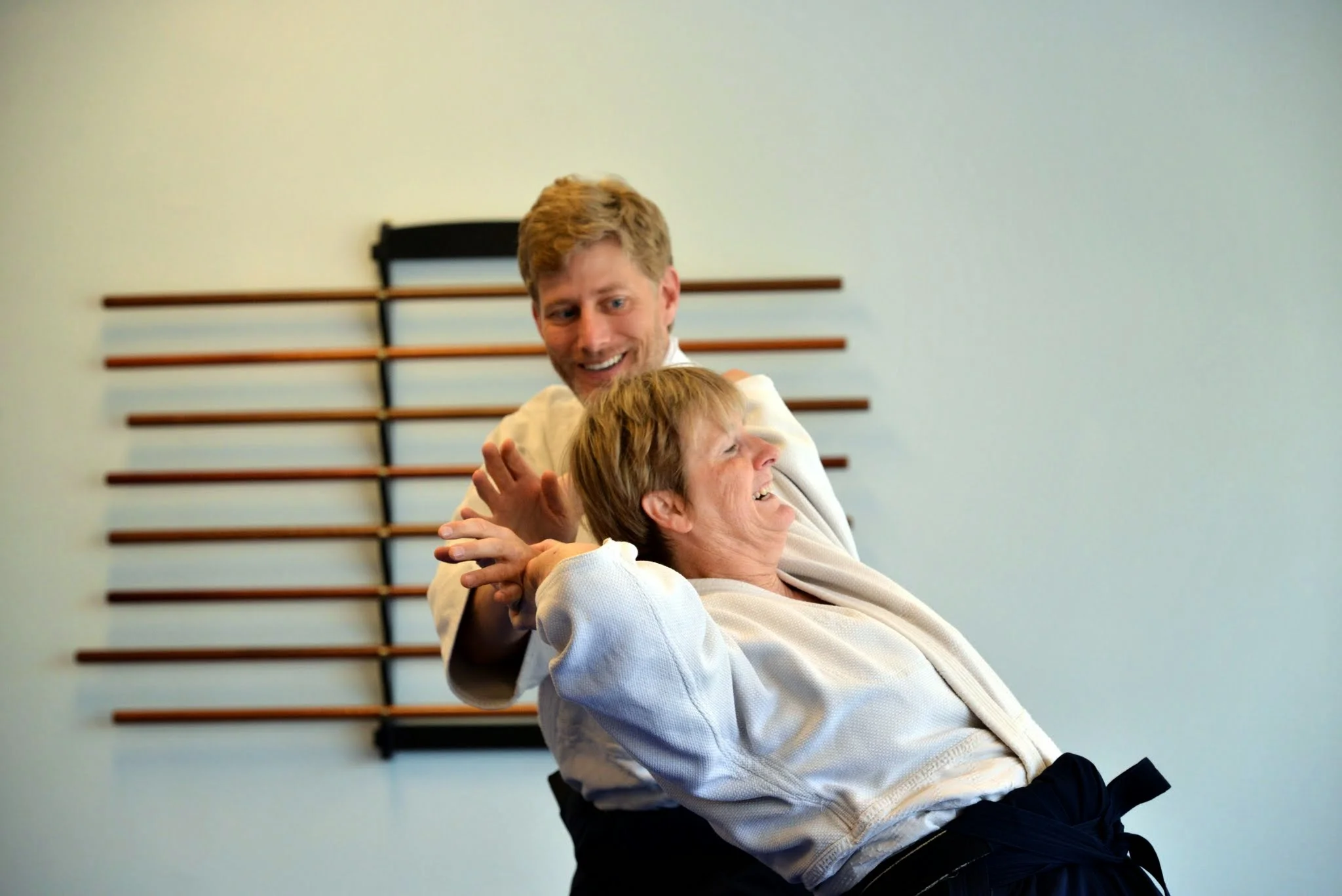 Training with Dee Seabolt, chief instructor at Aikido Center of Jacksonville