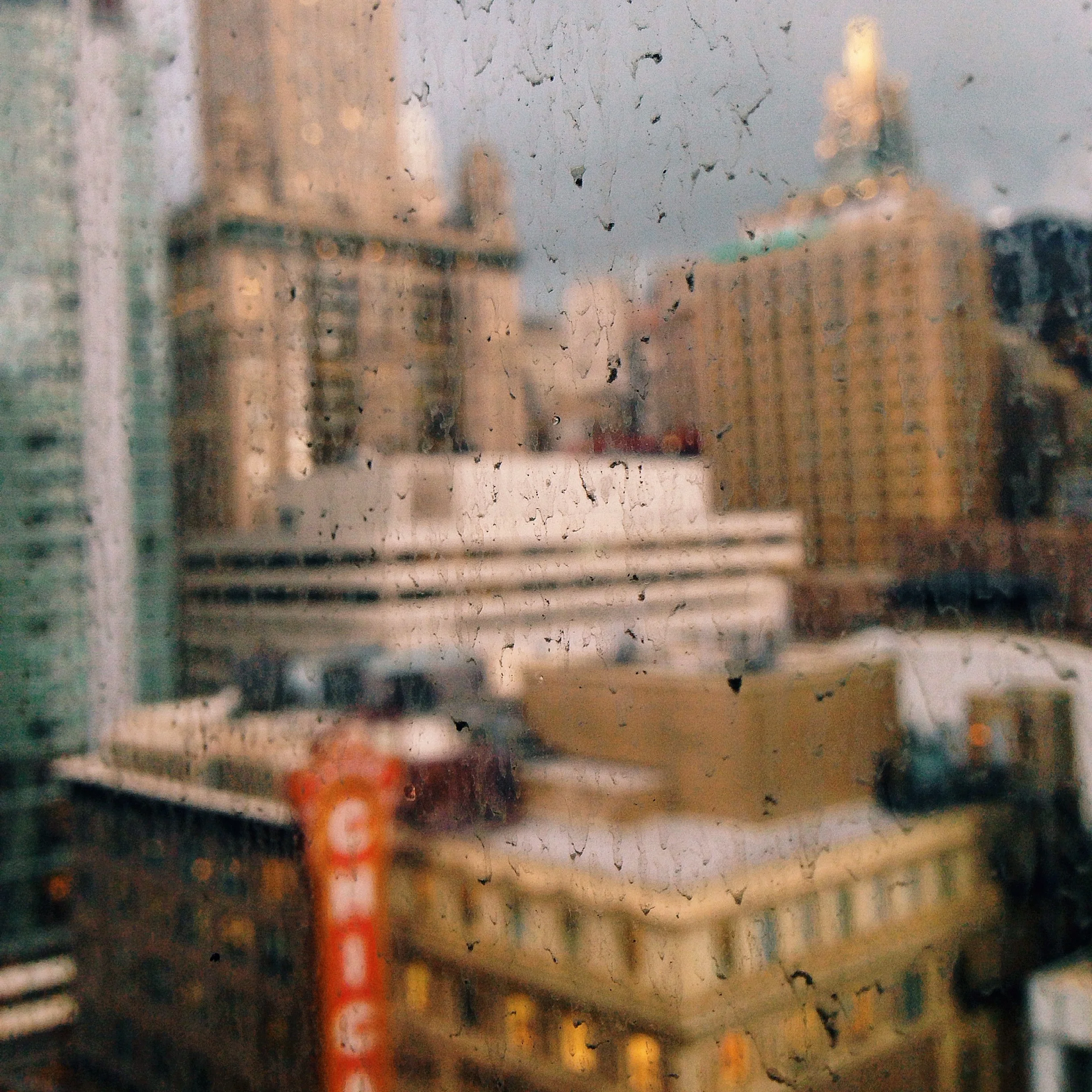 my view from my room! dirty windows included