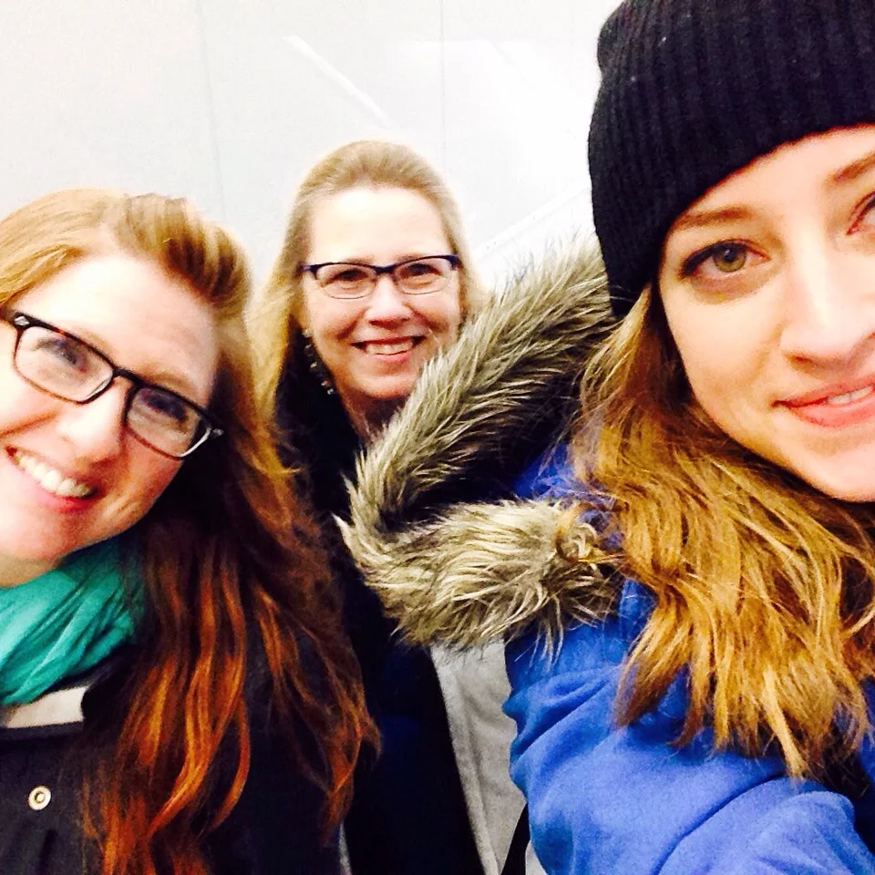 We went shopping.. Macy's is 9 floors tall so lots of escalators! 