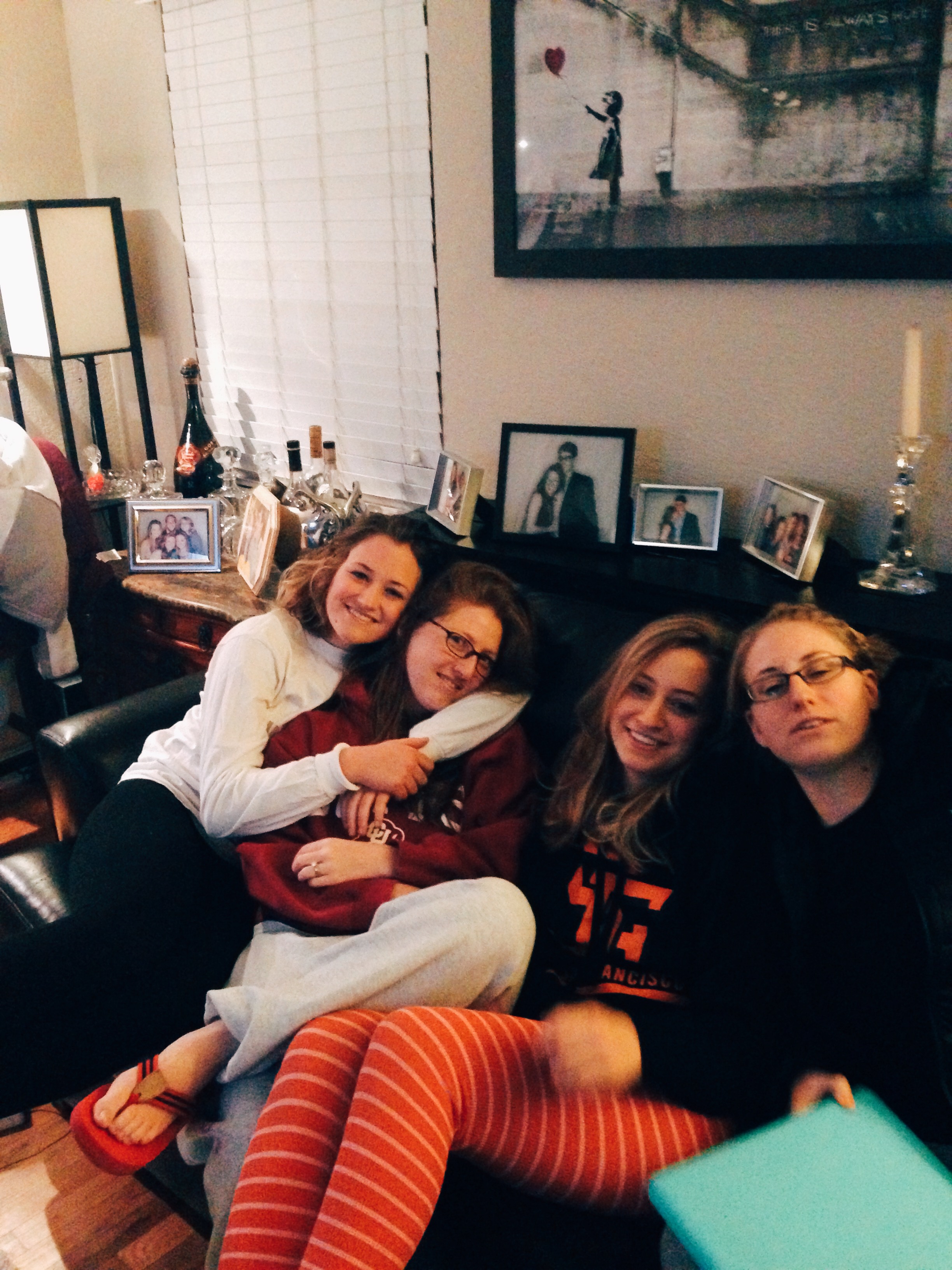 Sister night with pizza!
