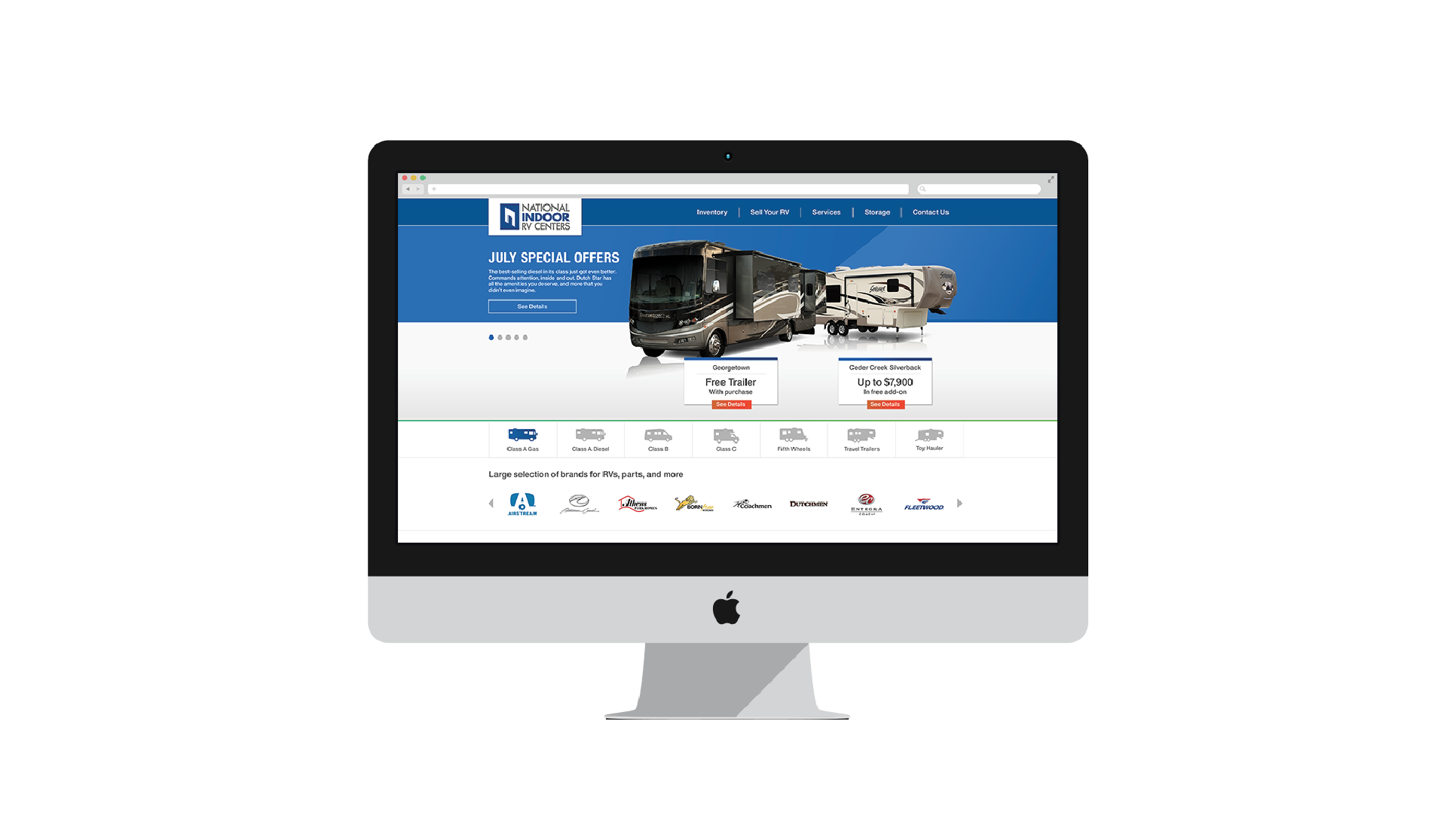 Designed to highlight the best RV promotions in town