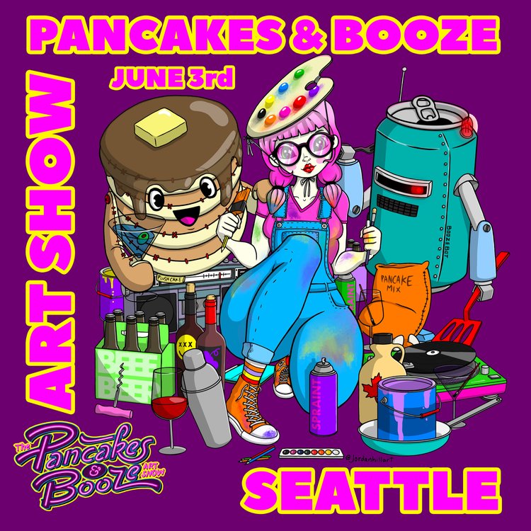 2023 Seattle Pancakes and Booze Art Show