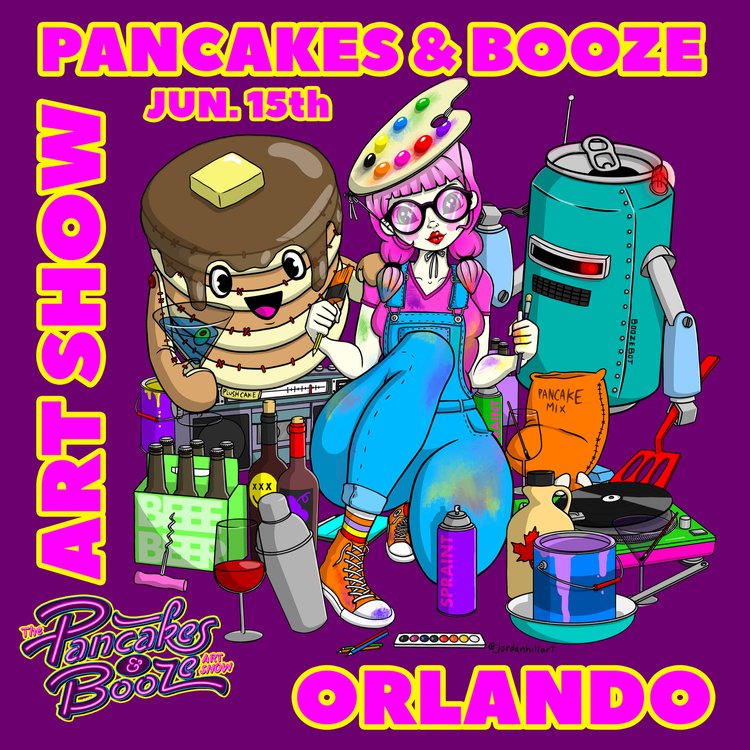 2023 Orlando Pancakes and Booze Art Show