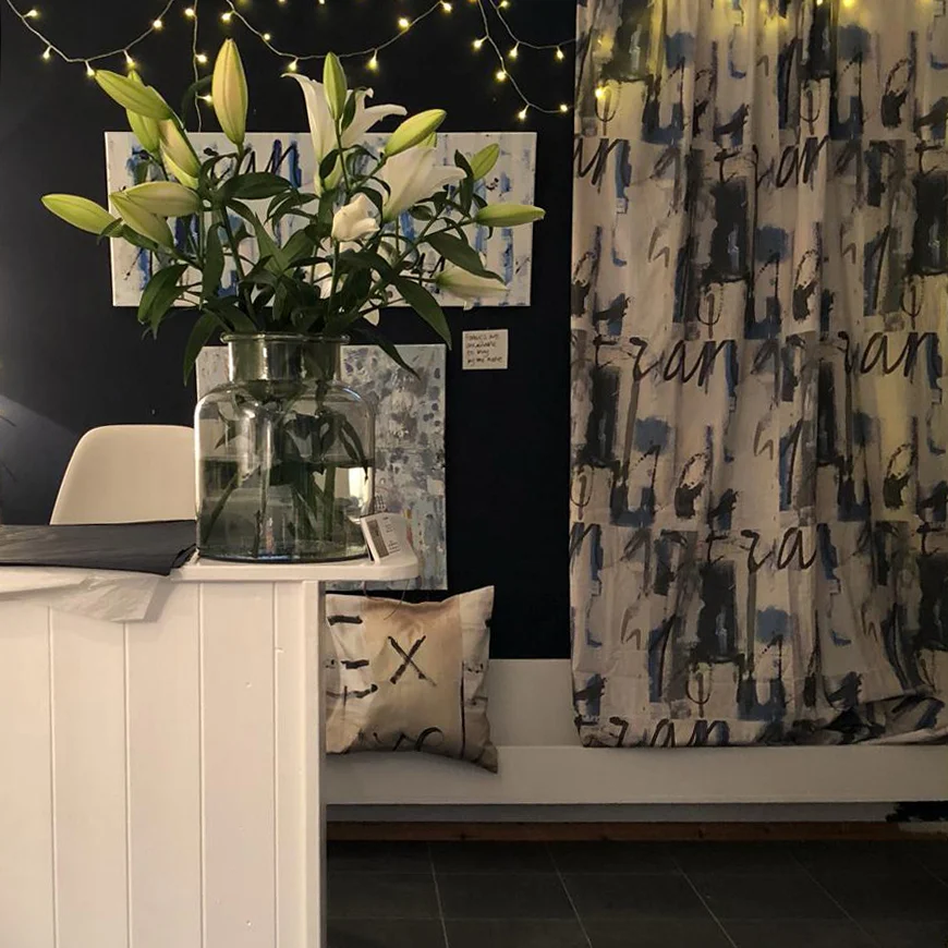 ‘Lone Stranger’ fabric by Liz Shedden £30/ metre