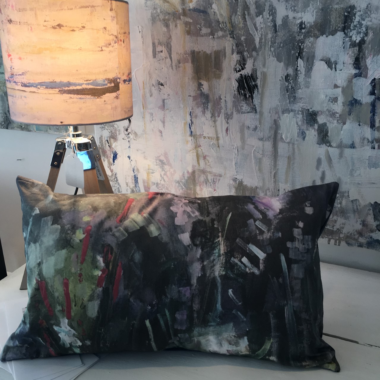 Lampshade+(+not+including+vase)+£30+Cushion+‘Dark+botanical+‘+£45+Painting+‘+searching+for+palm+trees’+100x100cm+by+Liz+Shedden+£600 (1).jpg