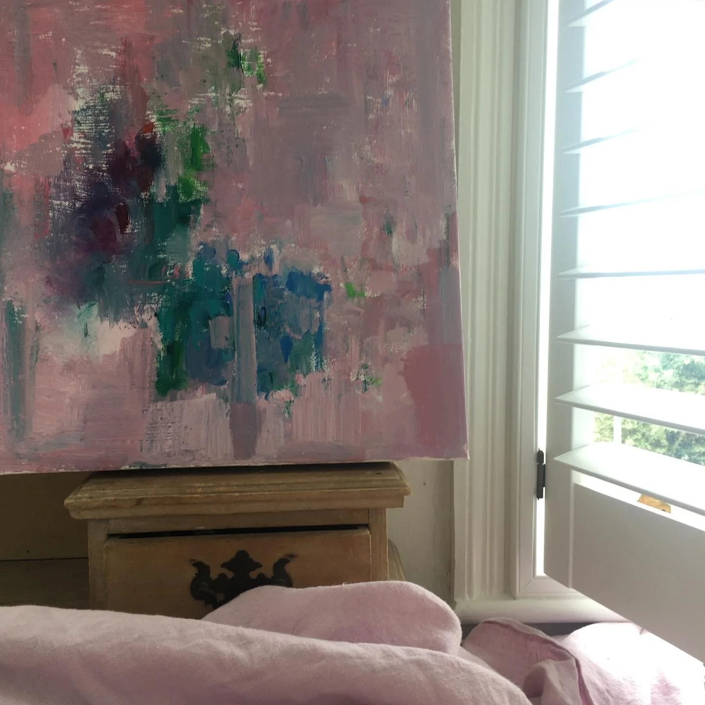 Geraniums and lobelia in situ.JPG