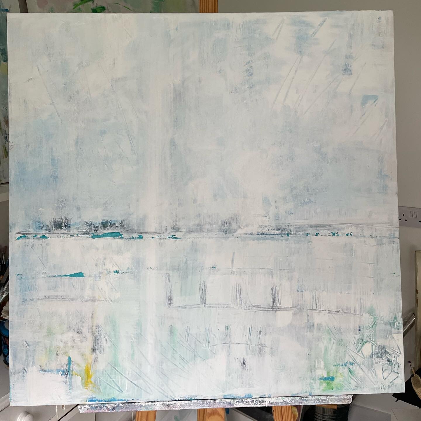 After the excitement of the weekend &hellip; a little calm.
Mist, Whitstable 

Lizsheddenstudio.com