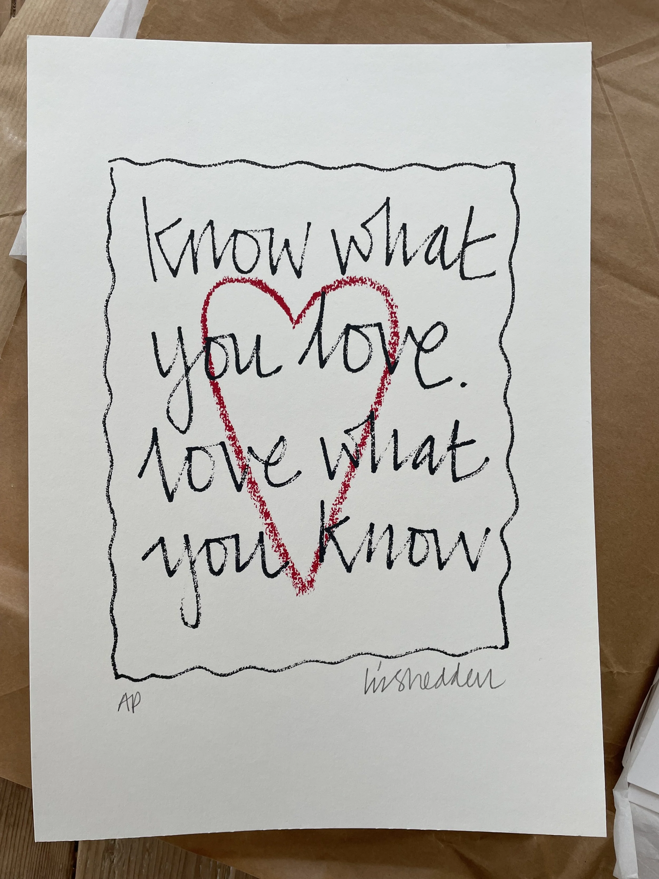 Know what you love