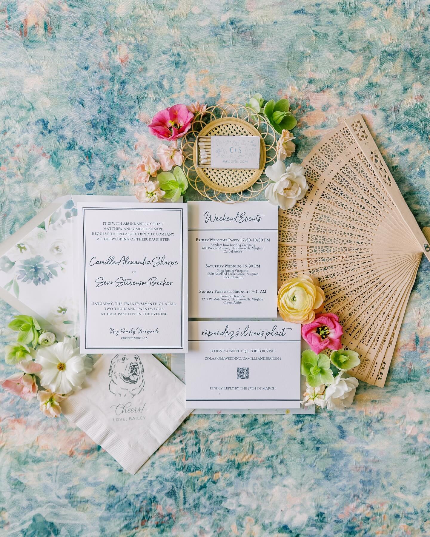 I&rsquo;m SO excited that this is the year of COLOR! I love all the gorgeous designs my brides have chosen so far and I&rsquo;ve had so much fun curating their flat lays. Don&rsquo;t get me wrong, I love a classic style, but adding in pops of color i