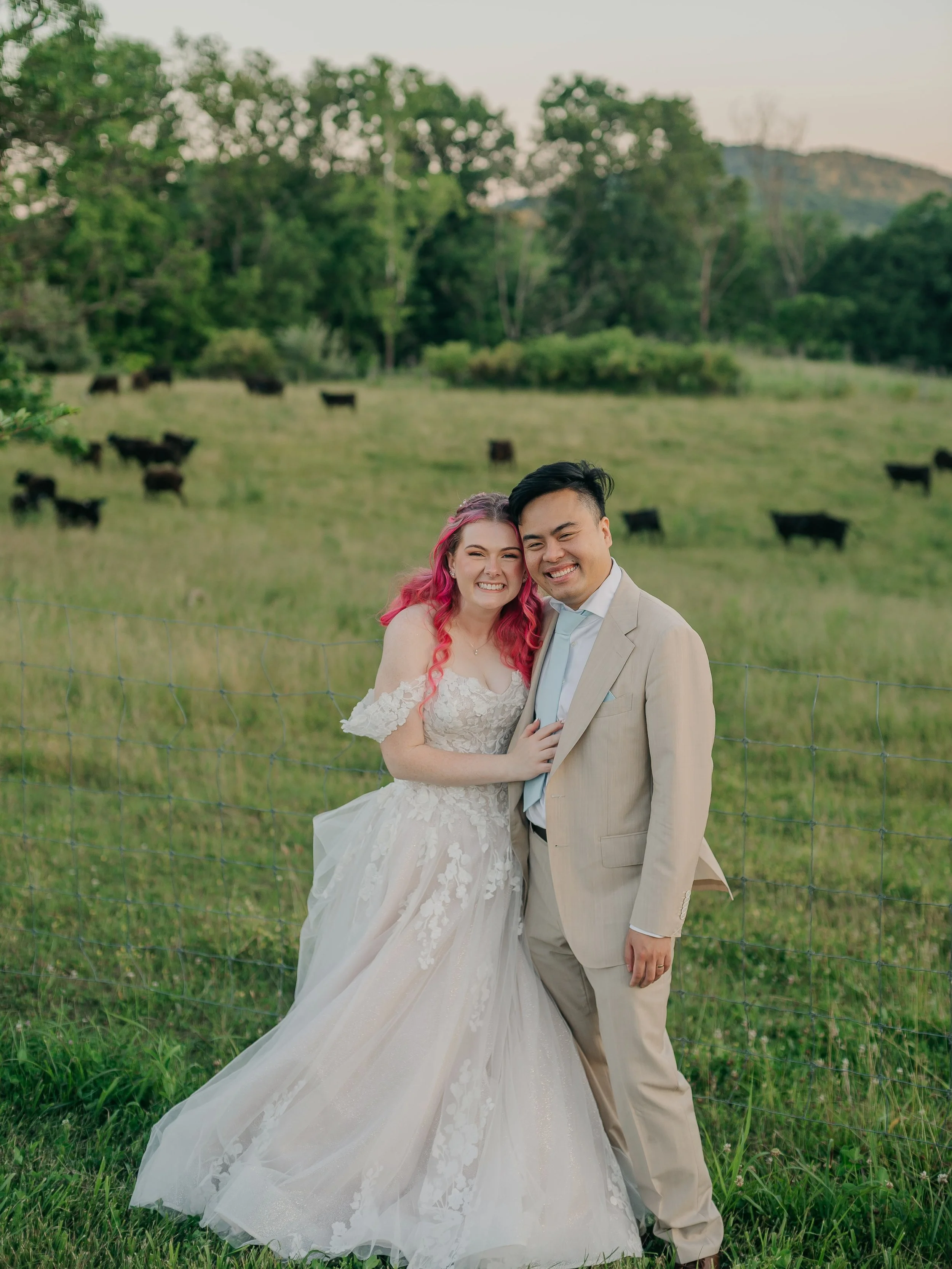 K+T ended my weekend with their wedding at @threefoxvineyards, stunning views and the perfect sunset vibes. K+T thank you for letting me be part of your love story, you are both so kind, sweet &amp; freaking adorable together. I truly cannot wait to 