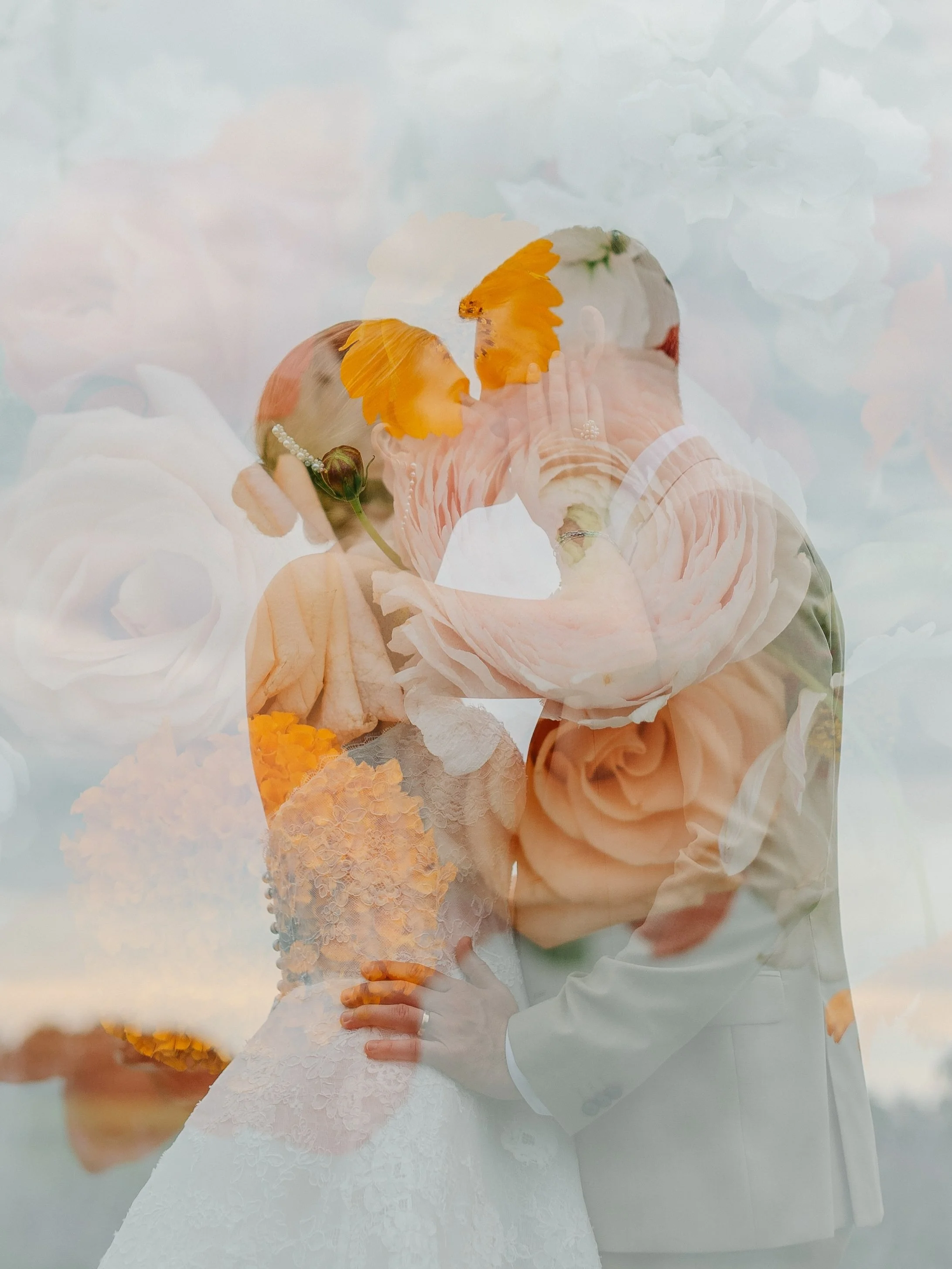 Some weddings feel like poetry.

The kind where every detail whispers instead of shouts.
Soft summer skies, handwritten paper, candlelight dancing across the tables, and flowers that looked like they had been gathered straight from a garden.

But my 