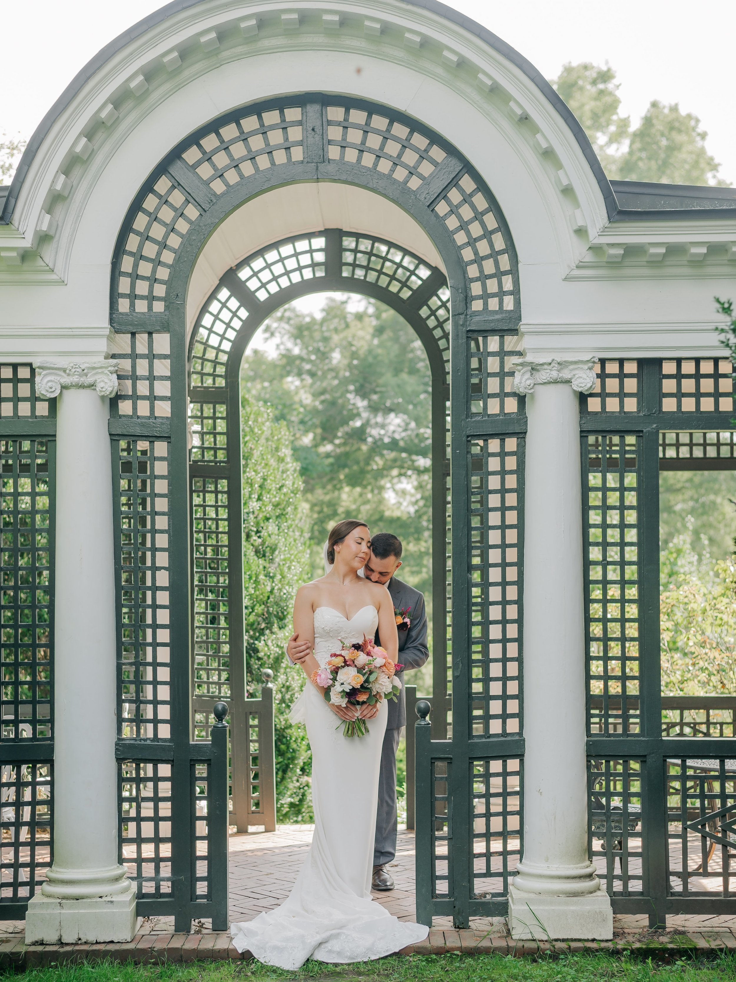 Thursdays small intimate wedding with M&amp;D was so beautiful, they were married with their closest friends and family-celebrating elegantly at @stonetowerweddings. We had beautiful overcast skies and the perfect breeze that lended just the right am