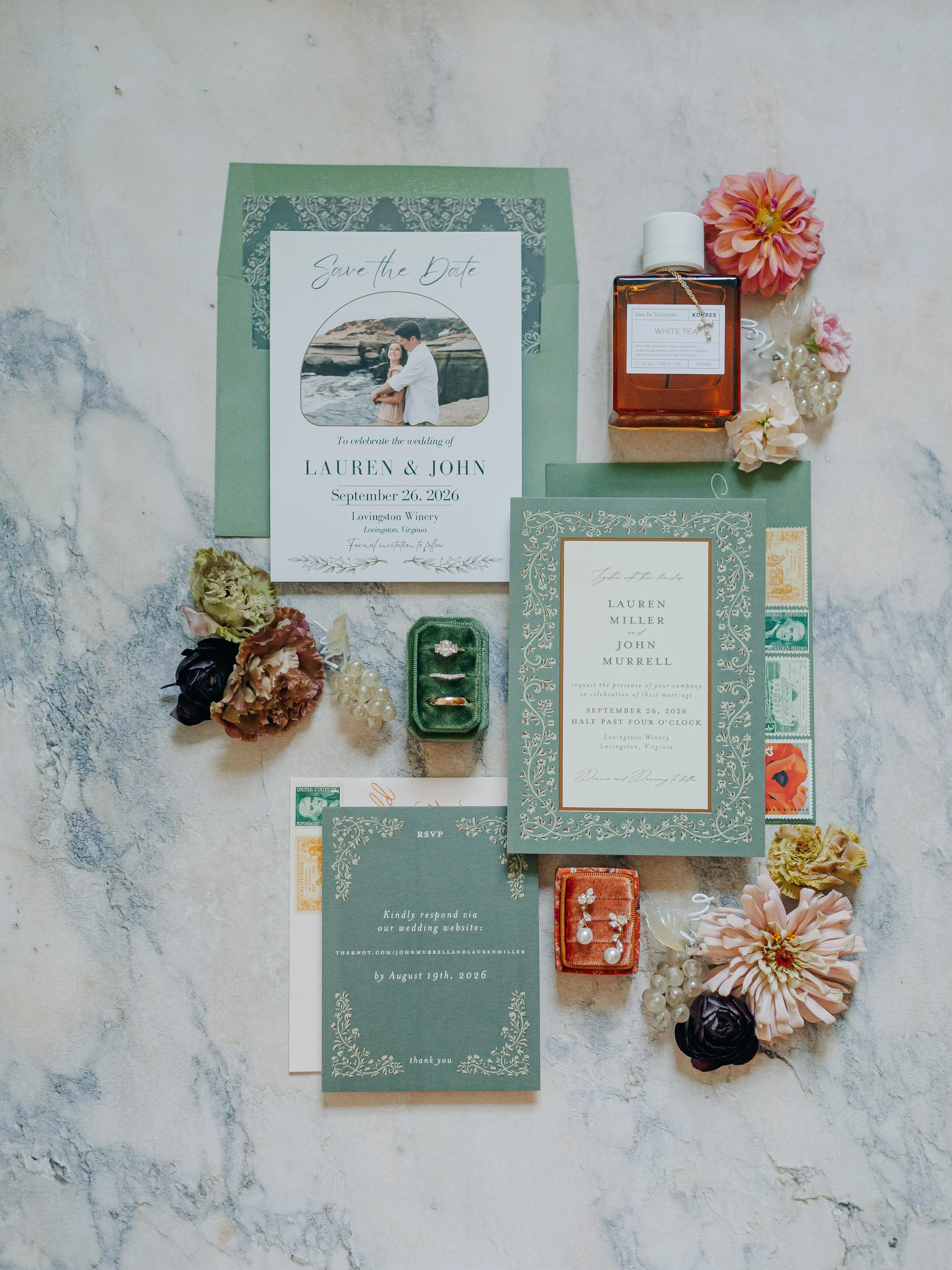 Lauren &amp; John&rsquo;s wedding day at Lovingston Winery was the kind of day I could photograph forever-
A historic Virginia home
A garden overflowing with flowers
Their favorite people gathered around them&hellip;
A little horse who apparently dec