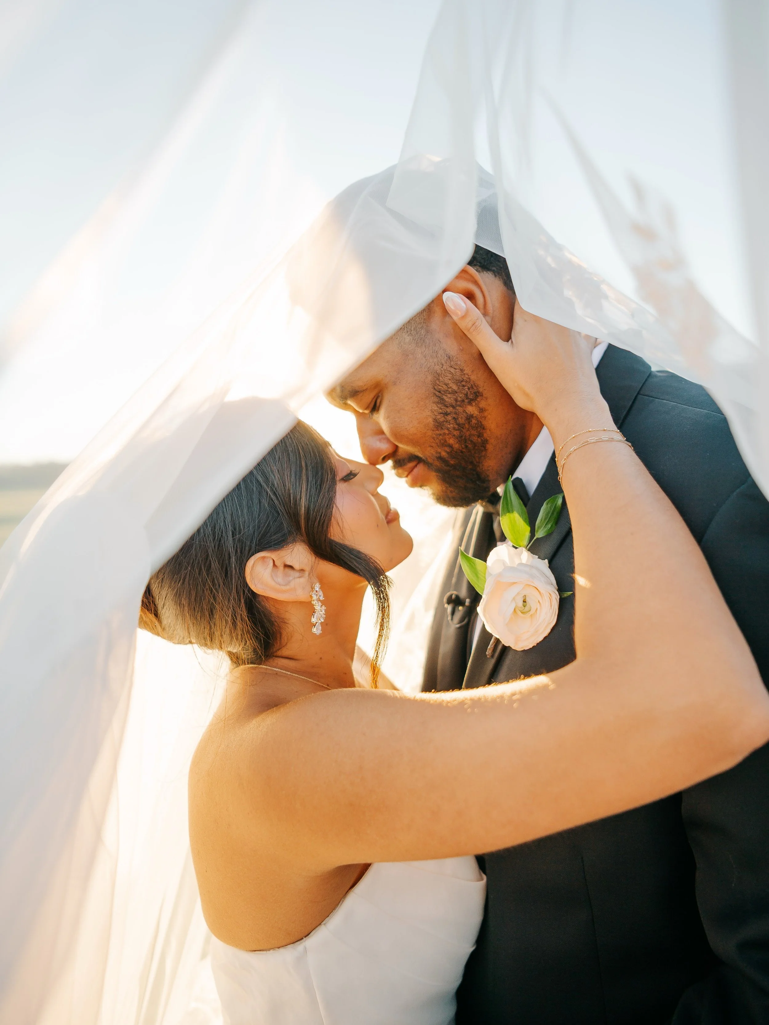 The kind of love that makes you wish you could slow down time..

Golden light, stolen glances, a veil caught in the evening breeze, and all those little moments that somehow become the ones you remember most.

Because years from now, I hope these pho
