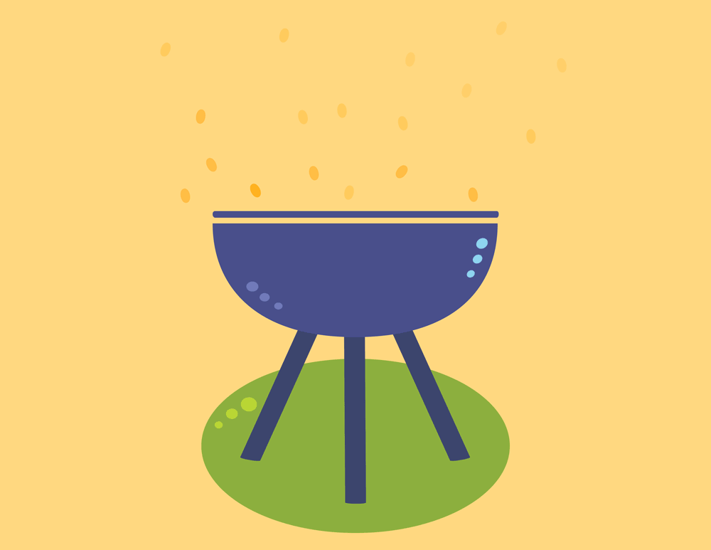 Summer infographic gif