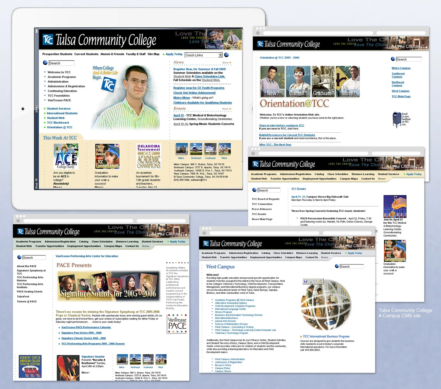 TULSA COMMUNITY COLLEGE 4-CAMPUS WEBSITE