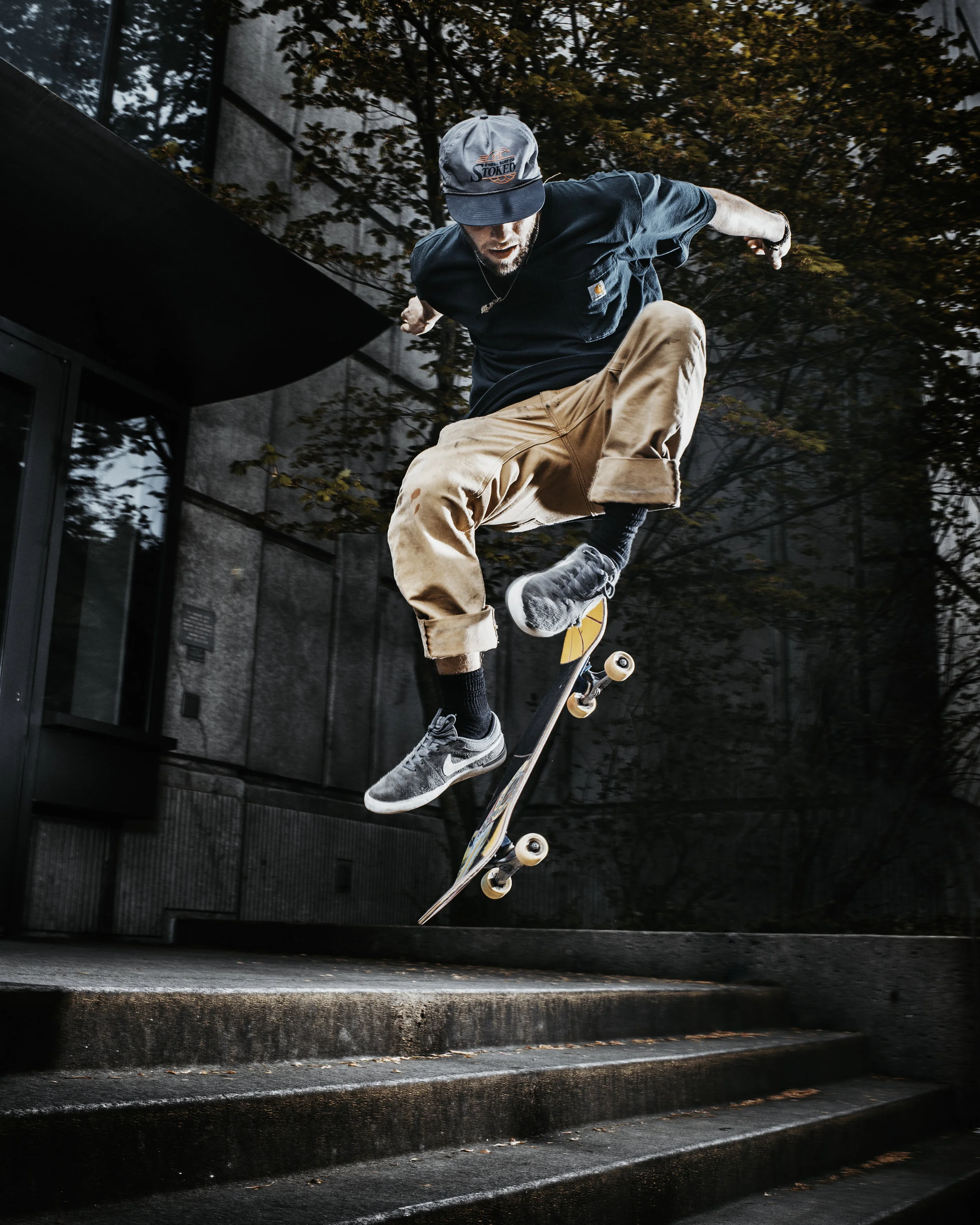 This is the image we built for my photo workshop with Western Washington University 's photo department. We settled on Nike as our mock client & I coached them through preproduction, set building, lighting, post-production, and print. 