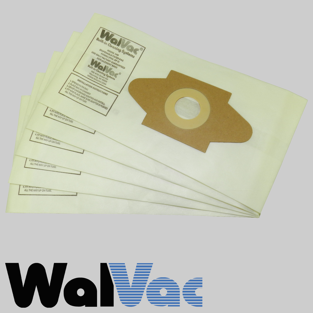 Vacuum Bags for Stow-a-Vac (5 pk) (54062) — WalVac IncWalVac & VacuMaid  Central Vacuum Systems