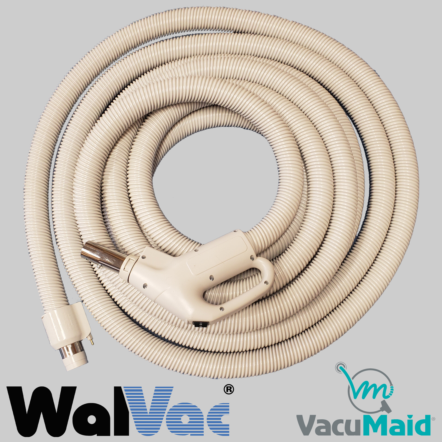 Direct Connect Beam 30 Foot Replacement Central Vacuum Hose