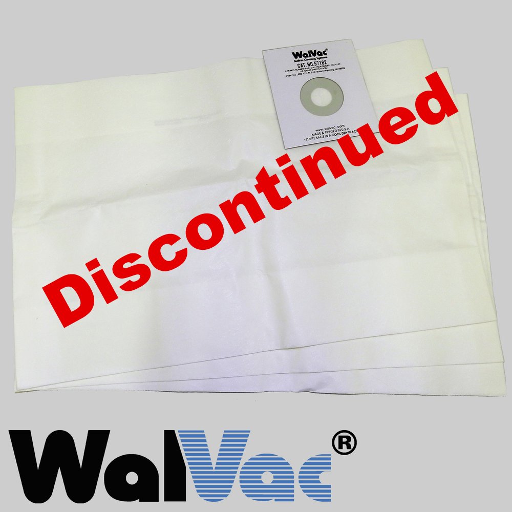 Vacuum Bags 57162 have been discontinued. The replacement bags are the  23640 which will fit all units. — WalVac IncWalVac & VacuMaid Central  Vacuum Systems