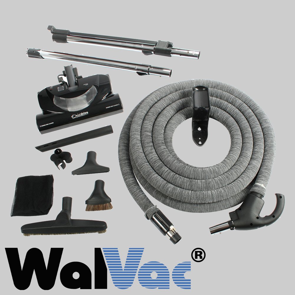 WalVac Accessory kit with 7' corded hose in 30' or 35' lengths (6115) —  WalVac IncWalVac & VacuMaid Central Vacuum Systems