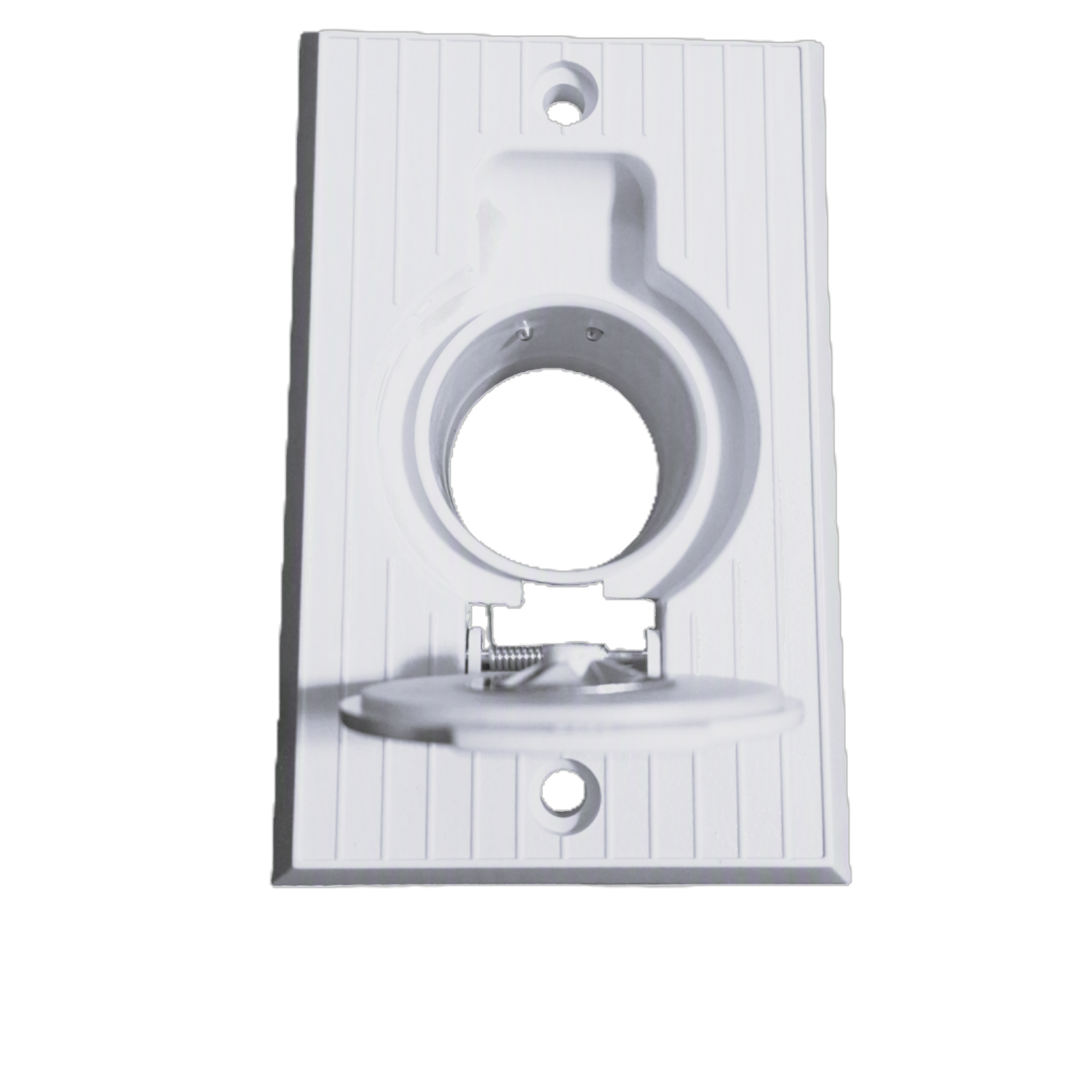 Inlet Valve -  Round Cover. White (4301) or Almond (1500)