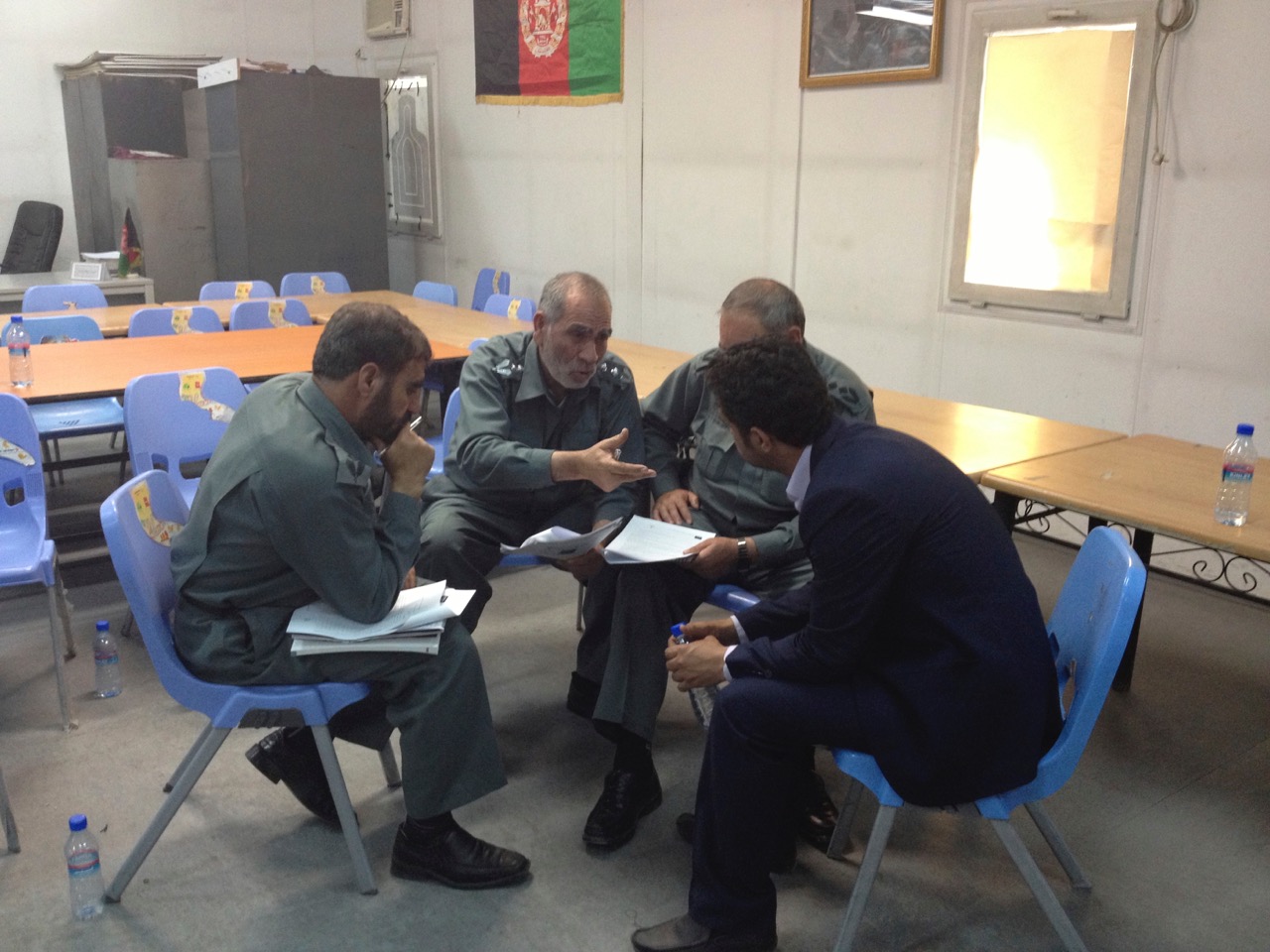Group work in Kabul, April 2014