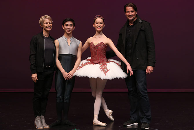 grace after the finals of the Robert and elizabeth albert awards, 2017.