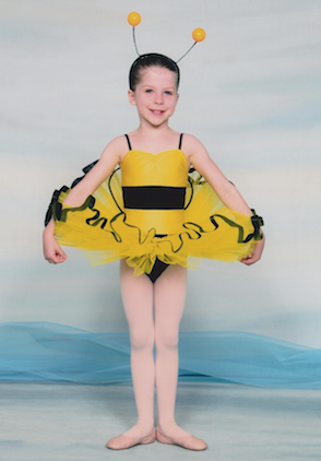 amy at her first ballet concert, age 5!