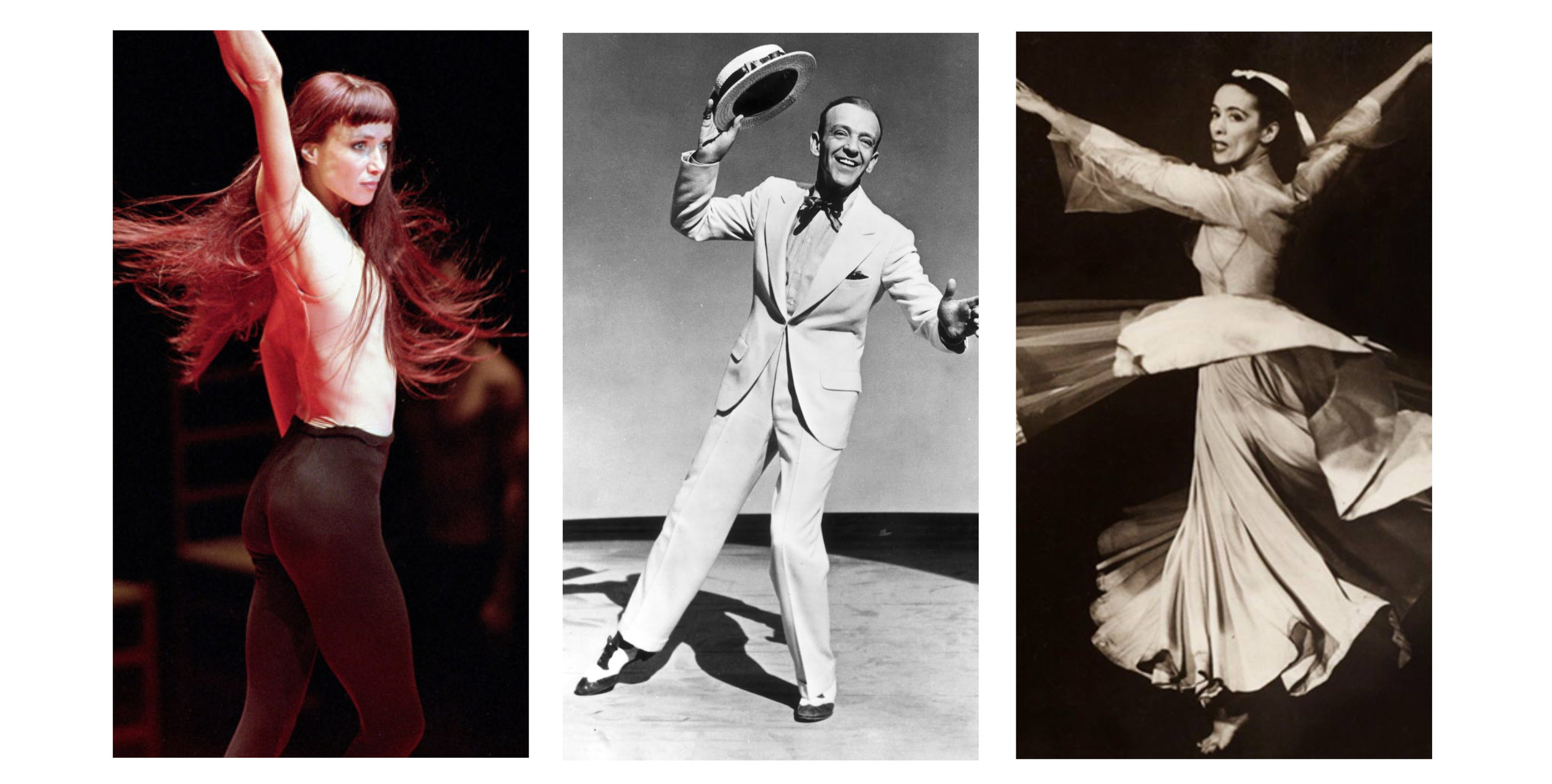 dance icons; sylvie guillem, fred astaire, martha graham