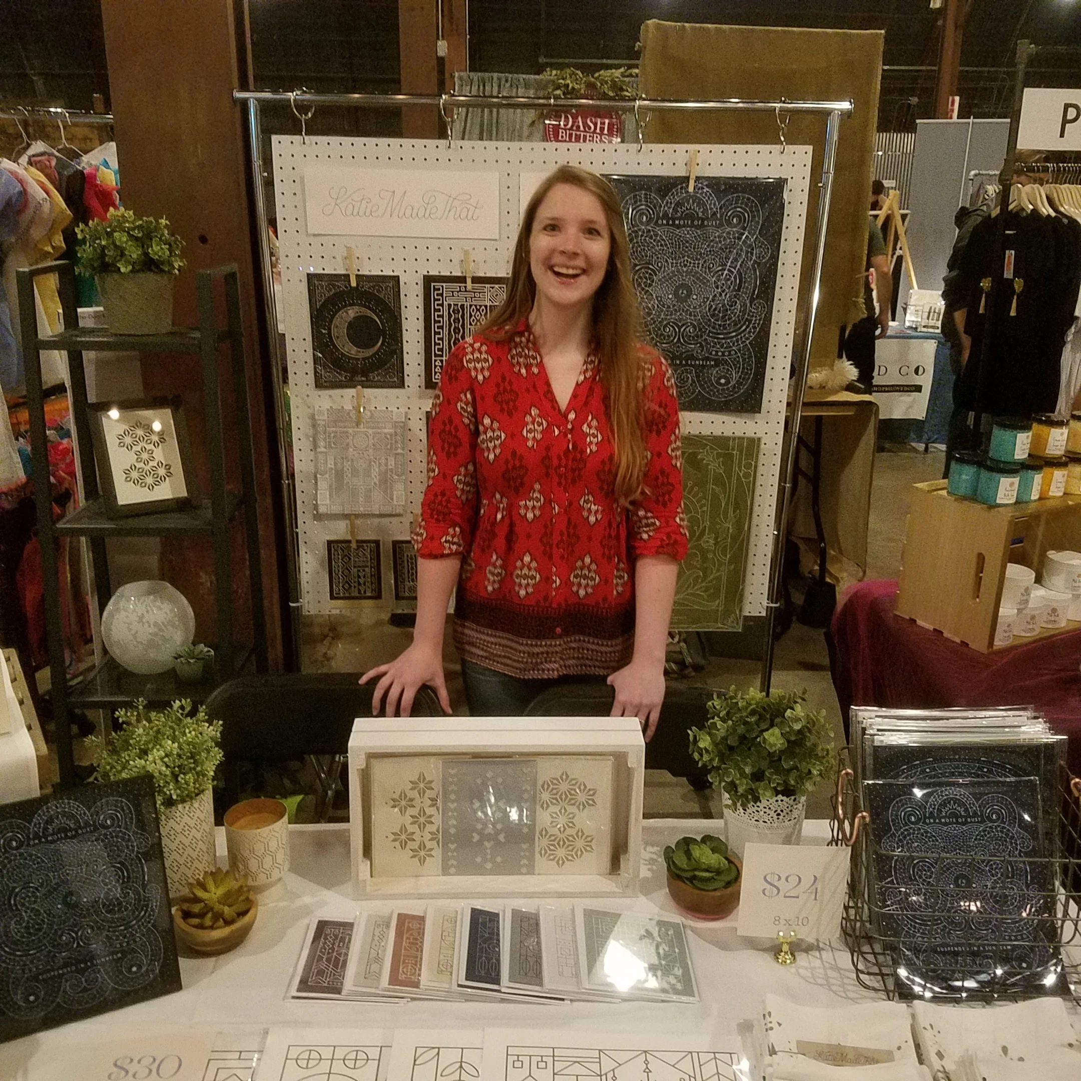 Me, at my very first craft fair. Such innocence!