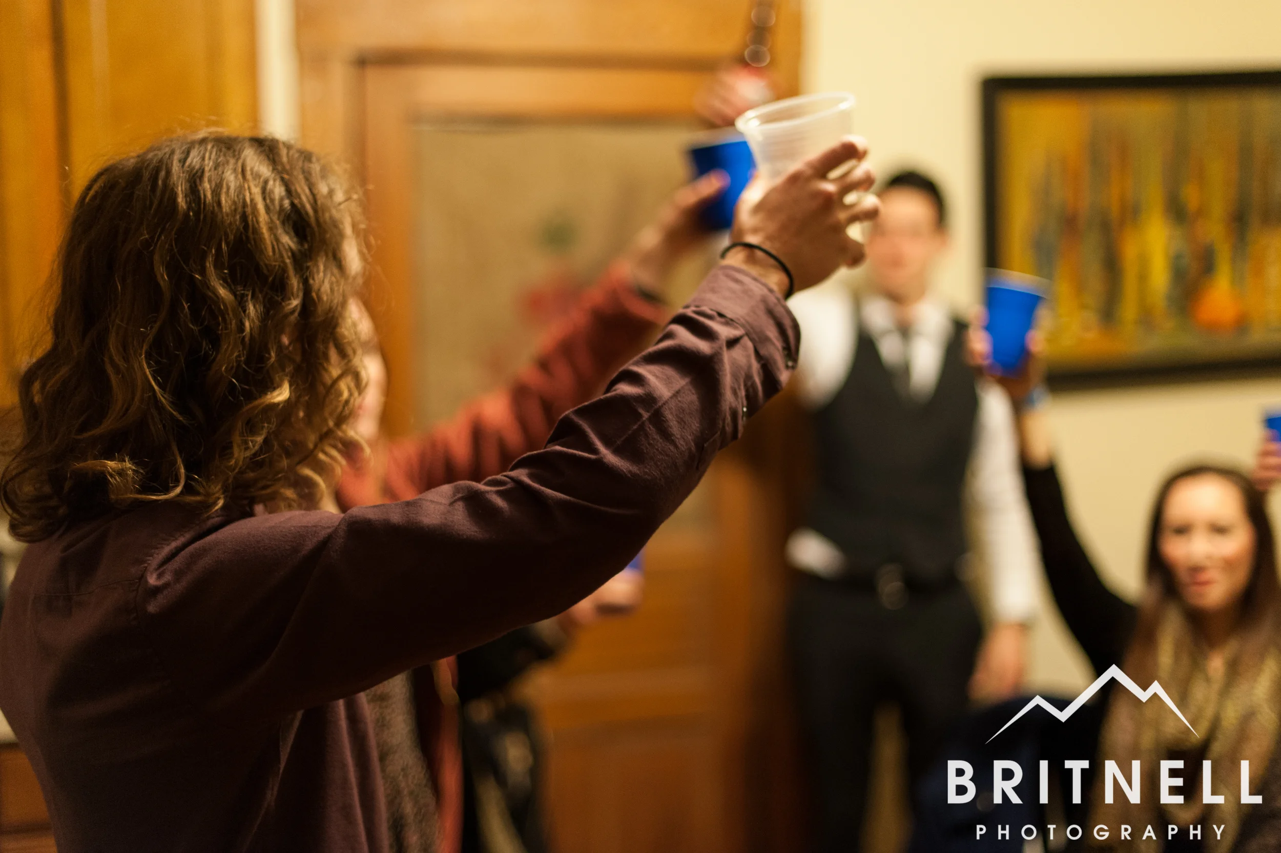 And David ended the night with a toast.