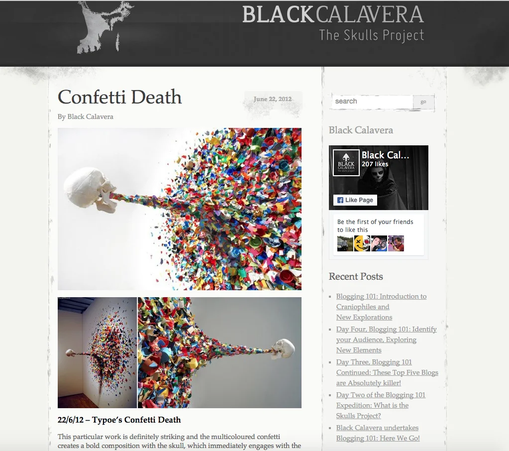 BLACK CALAVERA