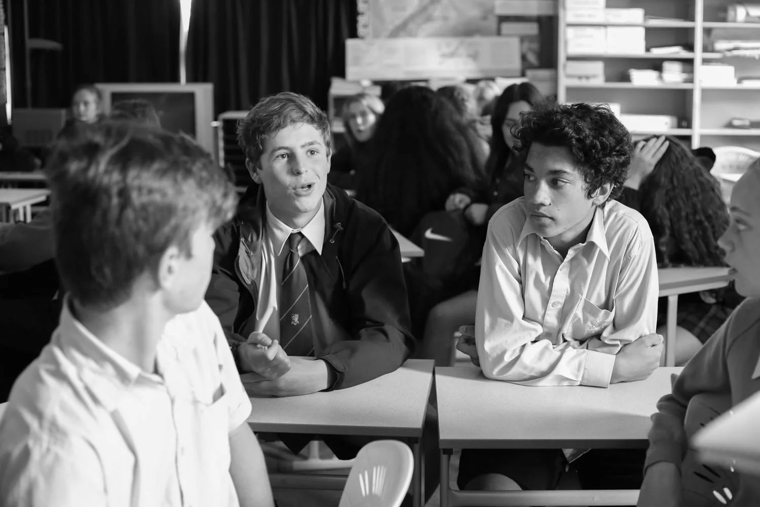 From left: Connor Turton, Henry Isaacs, Joji Dell and Amelia O'Connell of Kuranui College.