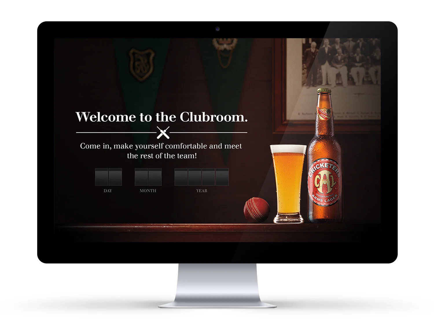  CRICKETERS ARMS&nbsp;  Cricketers Arms Lager is a craft beer made in Australia. It pays homage to the noble game of cricket and celebrates friendship through sport. &nbsp;With the website we wanted to re-create the feel of a clubroom and reflect wha