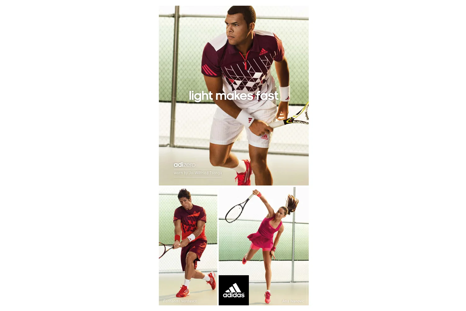  ADIDAS TENNIS In Store point-of-sale design for new range of adidas tennis apparel.   