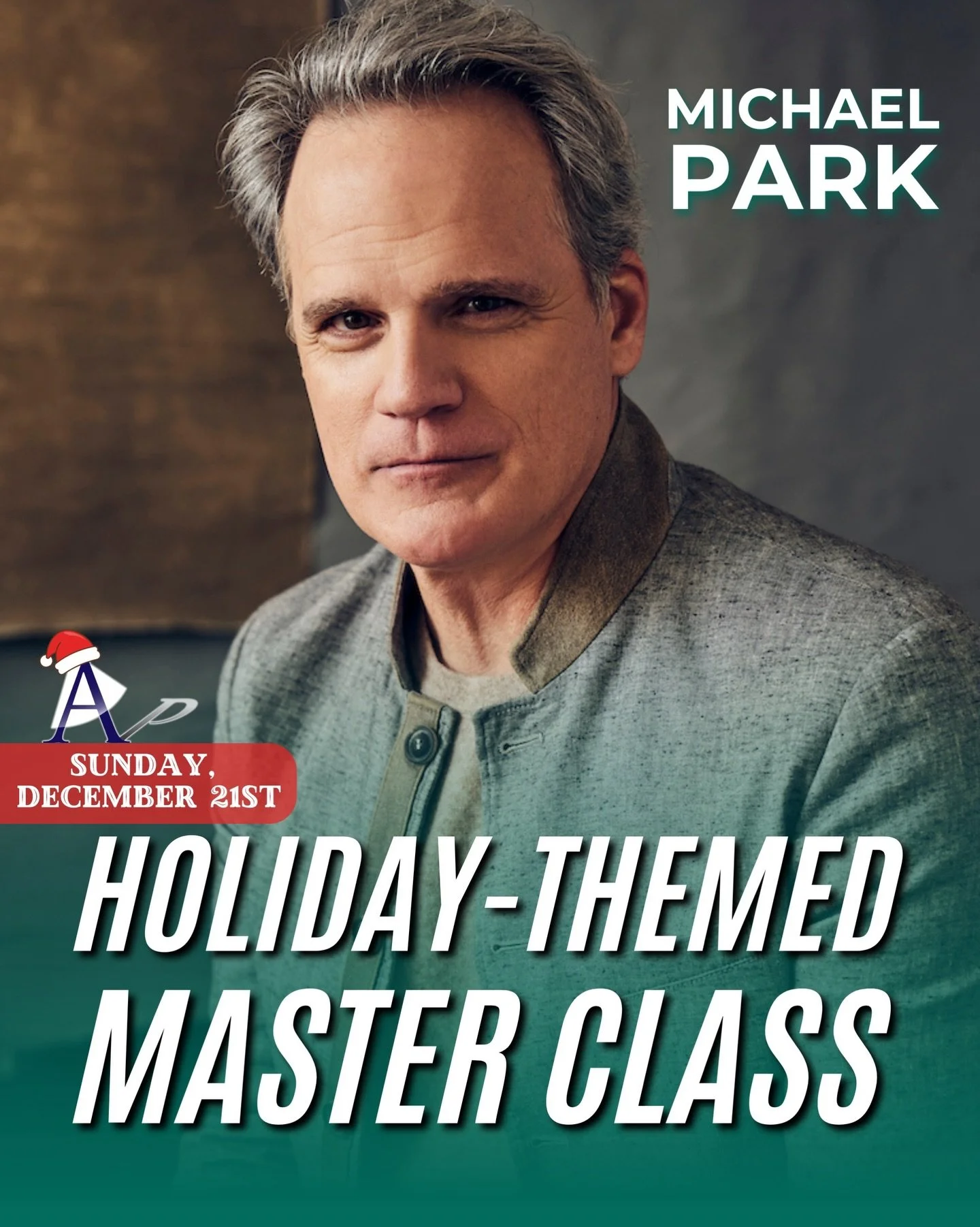 Come kick off Winter Break with us at Michael Park&rsquo;s Master Class this Sunday! We&rsquo;ll be studying scenes from some of our favorite holiday classics 🎬🎁🌲

📆 Sunday, December 21st 
🕙 Session 1: 10AM-1:30PM 
🕝 Session 2: 2:30-6PM 
📍 Act
