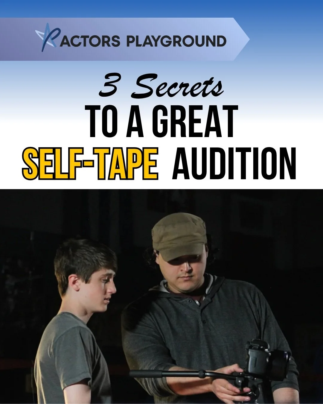 SAVE THESE TIPS!
Every actor needs high-quality clips and tapes. That&rsquo;s why audition coaching, filming, and editing is included for our enrolled students. Come train with us this fall and let our professional coaches help you land your dream ro