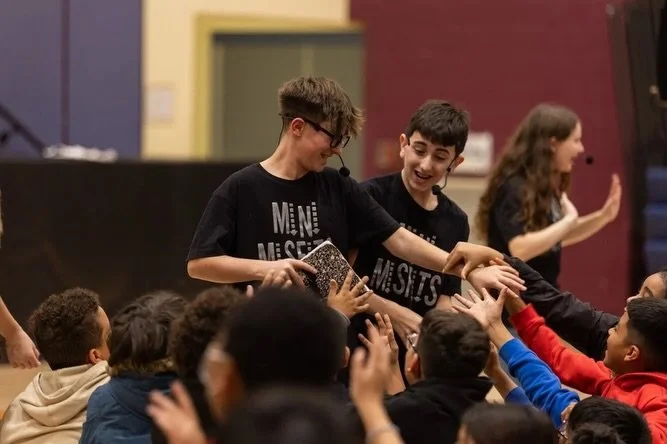 Our Playground Theatre Project tours schools, youth groups, and communities throughout New Jersey and beyond. It&rsquo;s made up of the most talented young people NJ has to offer.

By offering a peer-to-peer experience, our message resonates deeper w