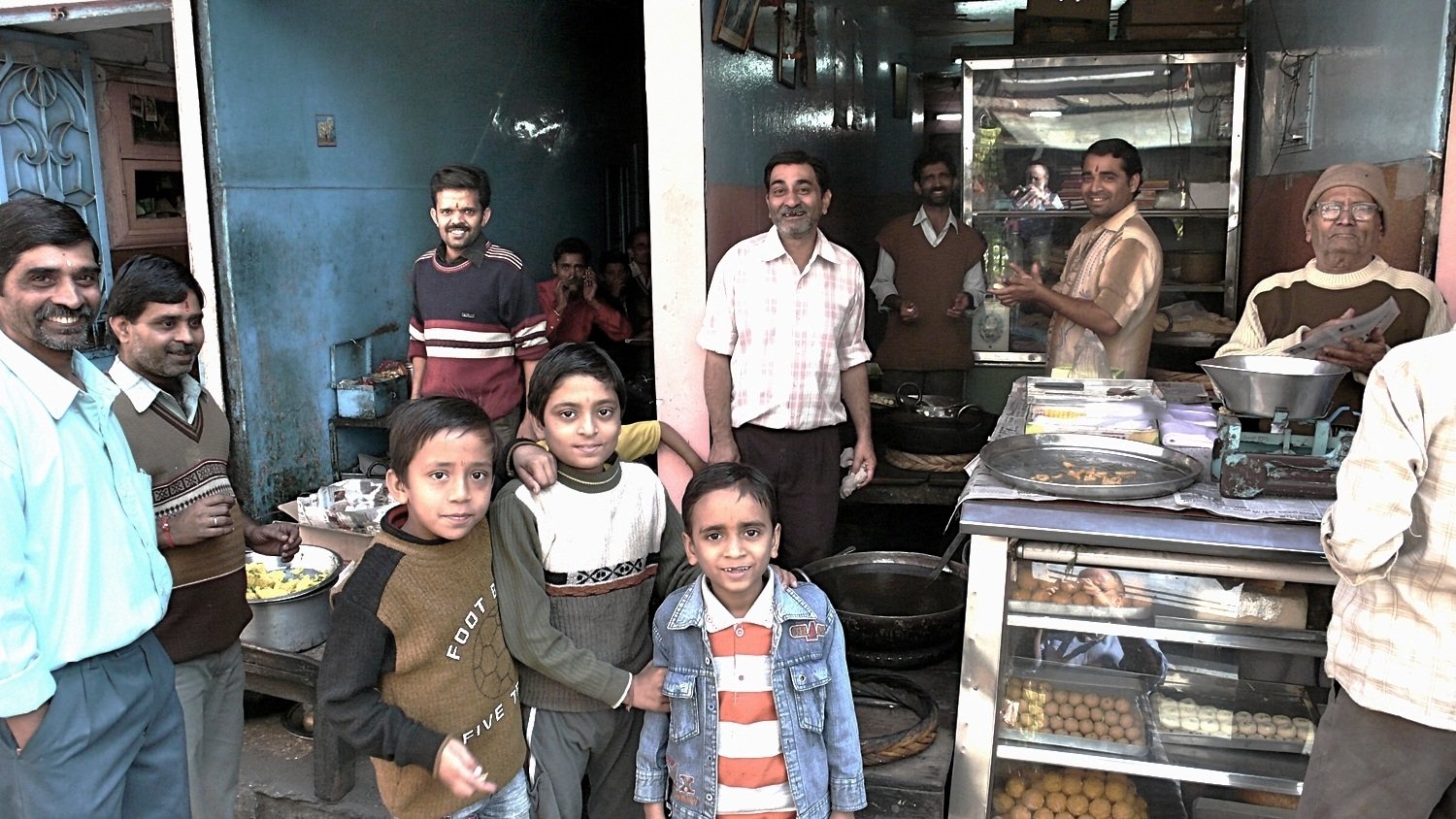 Family sweet shop, Udaipur