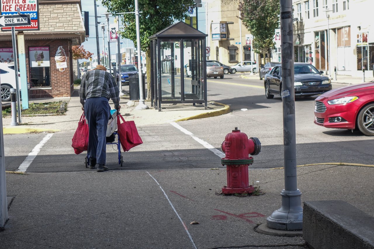 Street scene, Jos Campau, Hamtramck