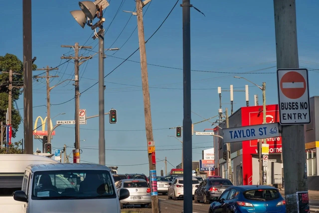 Cheltenham Rd intersection, Five Dock